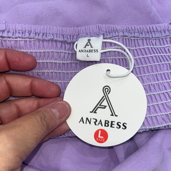 Anrabess Lilac Midi Dress Tie Strap Sleeveless Party Cocktail‎ - Picture 12 of 14